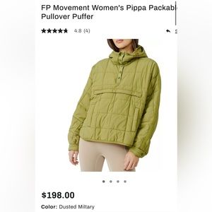 FP Movement Women's Pippa Packable Pullover Puffer